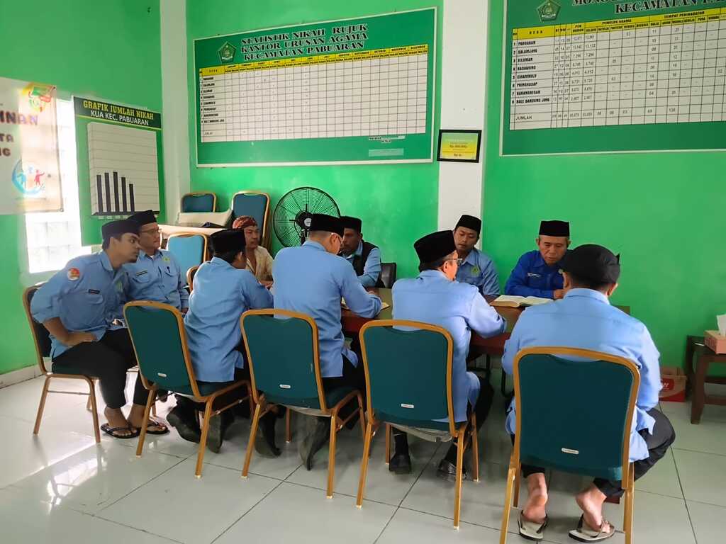 Perkuat Pemahaman Keagamaan, KUA Pabuaran Gelar Kajian Mingguan